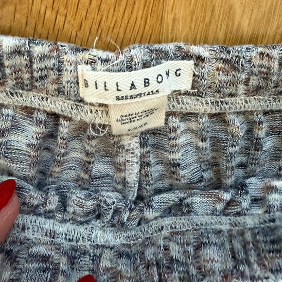 Billabong Essentials 2pc Lounge Set Knit Crop Top & Wide Leg Pants XS sold out - Picture 9 of 12